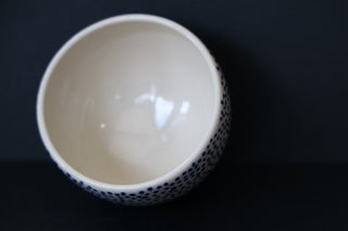 Coffee bowl or hug mug, dotted