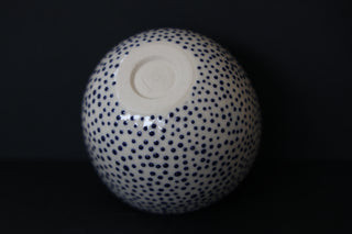 Coffee bowl or hug mug, dotted