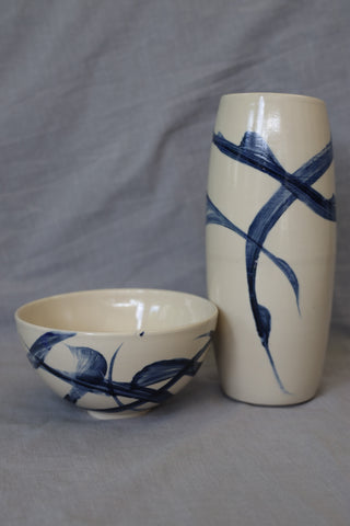 Decorated vase