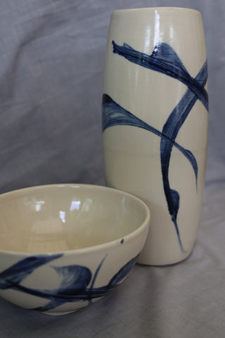 Decorated vase