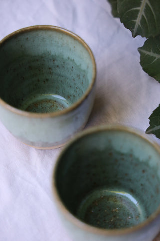 Latte stone cups (set of two or four)