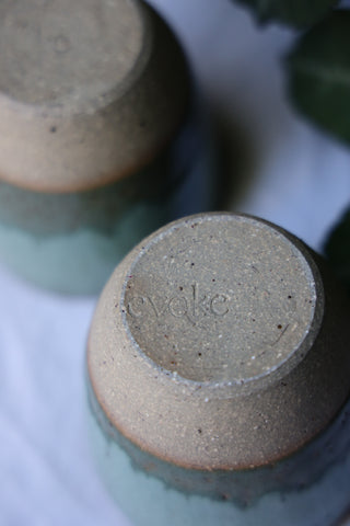 Latte stone cups (set of two or four)
