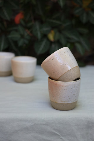 Latte stone cups (set of two or four)