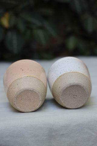 Latte stone cups (set of two or four)