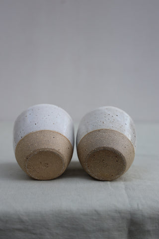 Latte stone cups (set of two or four)