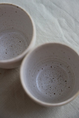 Latte stone cups (set of two or four)