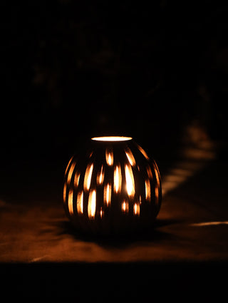 Carved light vessel