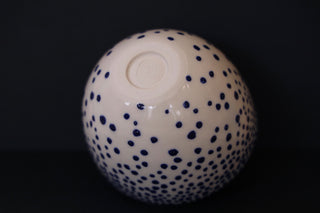 Coffee bowl or hug mug, dotted