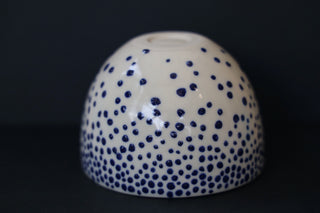 Coffee bowl or hug mug, dotted