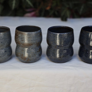 Set of four coffee cups (sample)